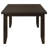 Casual Rectangle Dining Table Solid Wood