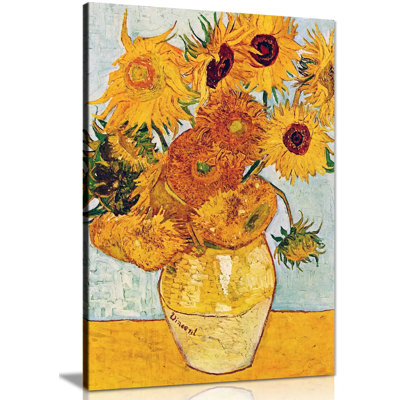 Van Gogh Sunflowers - Wrapped Canvas Painting