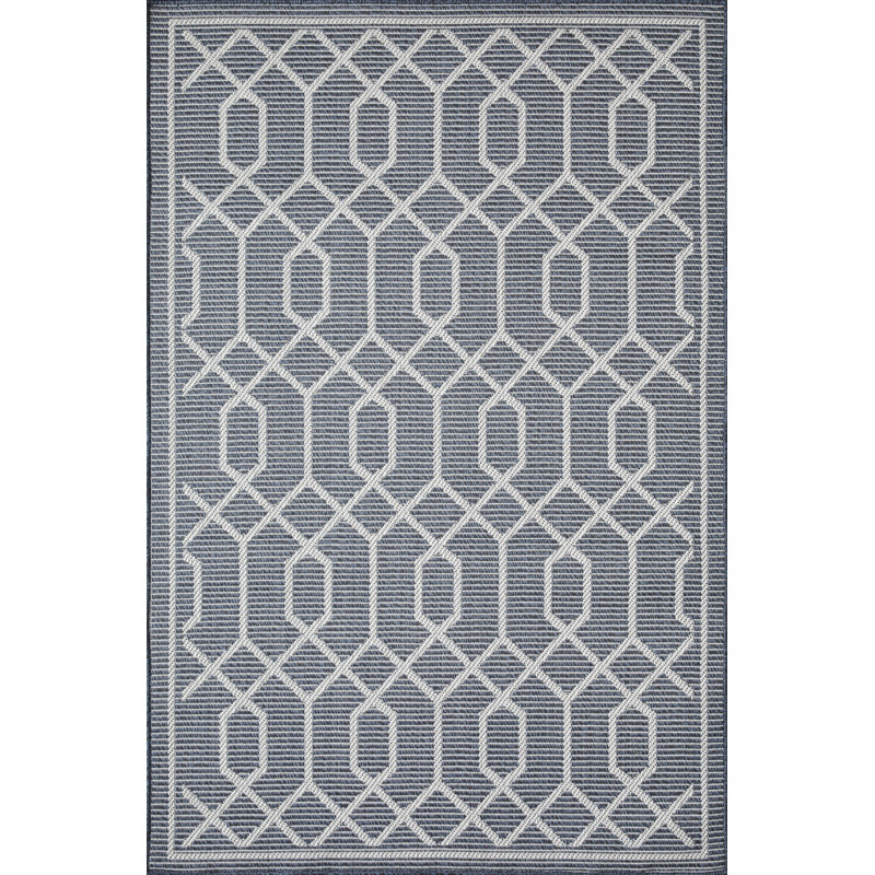 Annie-Jane Geometric Indoor / Outdoor Rug, Rectangle 4' x 6'