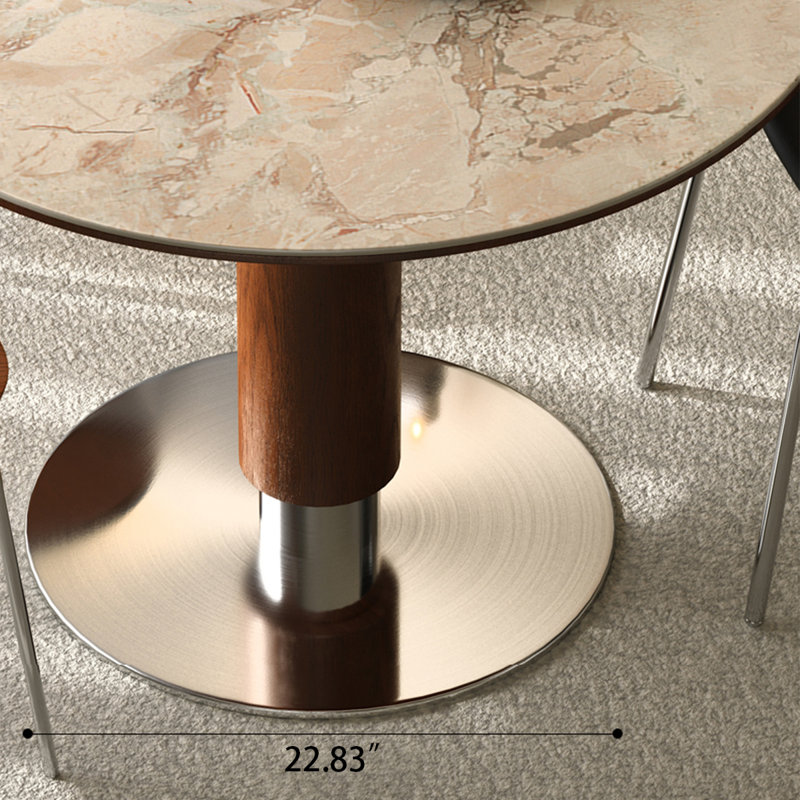 Table de salle à manger, H 29,53 po x L 43,31 po x l 43,31 po