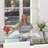 Set of 2 Large Glass Cookie Jars for Kitchen Counter