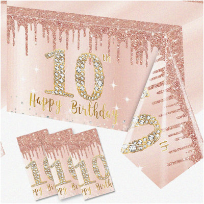 Rose Gold 17th Birthday Celebration Kit