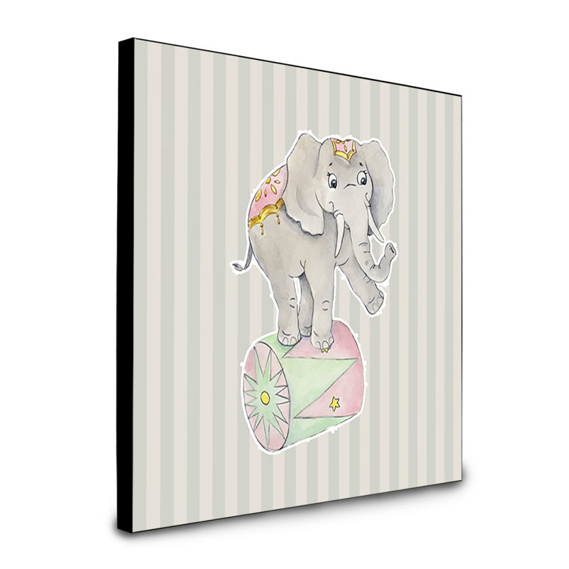 Panneau mural d’art éléphant de cirque Shadelle