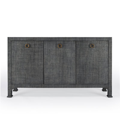 Chatham 3-Drawer Raffia 60" Sideboard