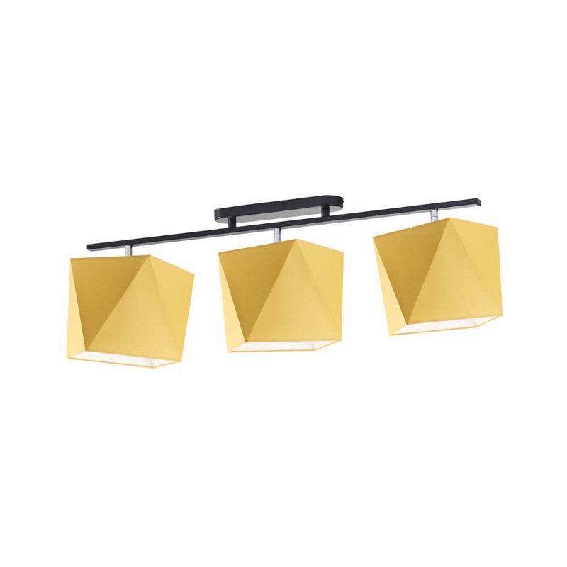 Dencie 97cm 3 -Light Track Kit, Yellow, Black
