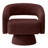 Upholstered Swivel Accent Barrel Chair-2103261185