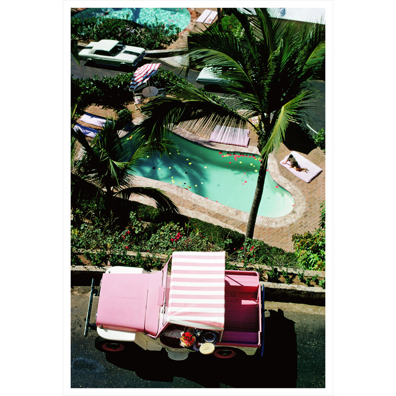 Las Brisas Print by Slim Aarons, 48.5" H x 32.5" W x 0.1" D, Unframed