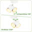 LED ceiling spotlight 1 flames modern 4W warm white 3000K-372489755