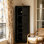 Armoire de rangement pour garde-manger de coin à 4 niveaux de 72 po avec 8 portes de hauteur, armoire de coin et tablettes, bibliothèque maison de campagne pour salle de bain, salon, cuisine