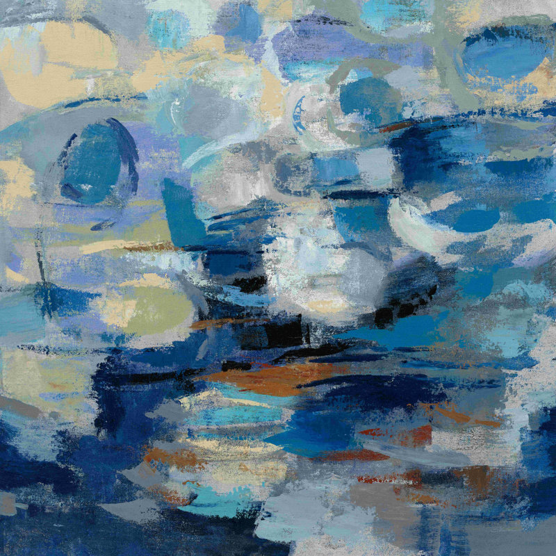 Ultramarine Wave I, H 30 po x l 30 po