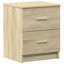 Bedside Cabinet With 2 Drawers-654134468-654575223
