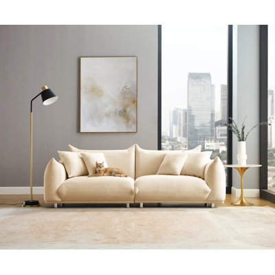 Arnya 225.8Cm Round Arms Sofa