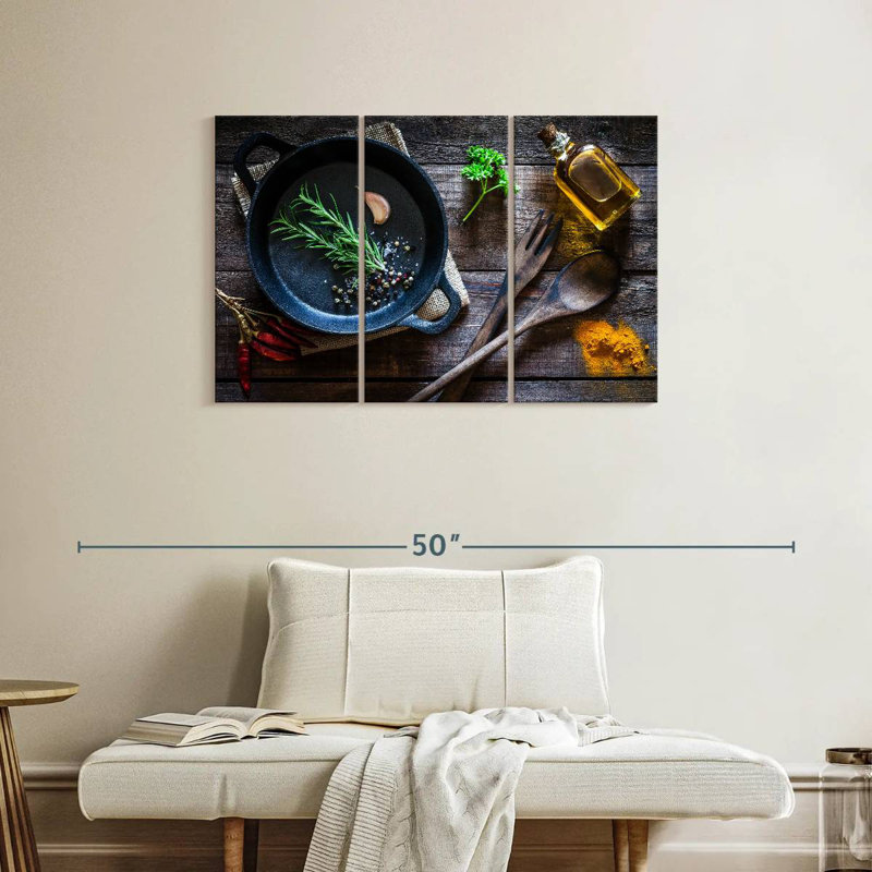 Yarlin Cooking With Spices, 24" H x 38" W