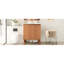 Meuble-lavabo moderne 30 po, lavabo en céramique, 45 degrés, attrait minimaliste rétro, meuble-lavabo naturel avec lavabo, conception à 45 degrés, optimisation de l'espace pour les meubles