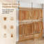 244 cm Wall Mounted Clothes Rack
