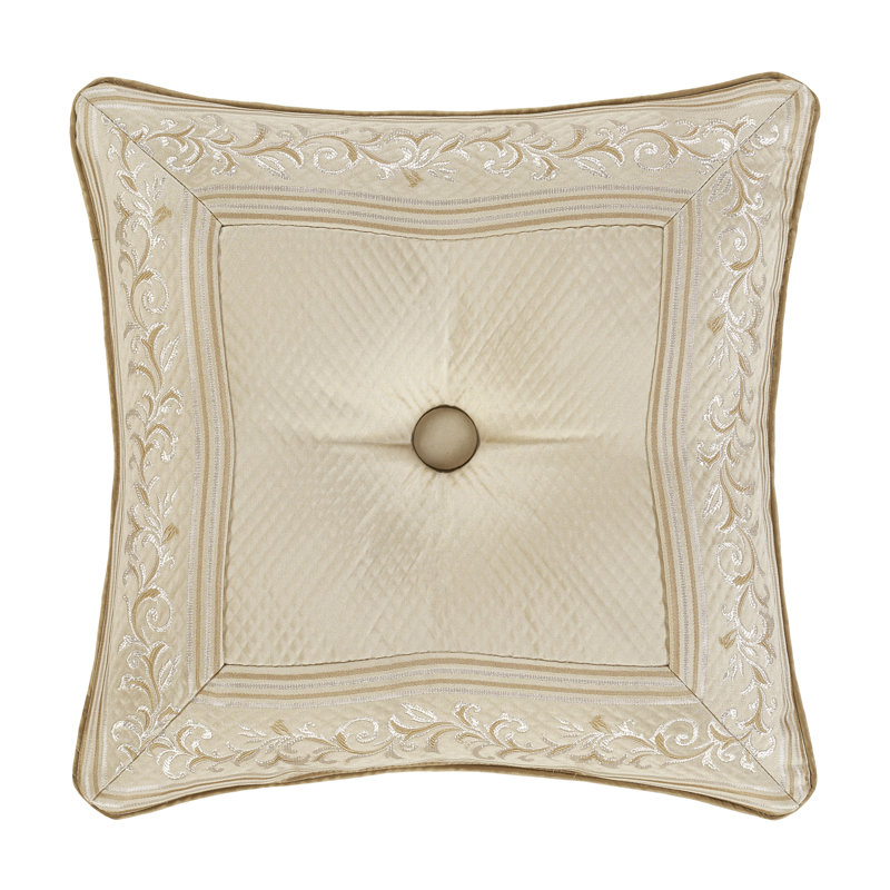 Coussin décoratif carré 18 po Sezanne