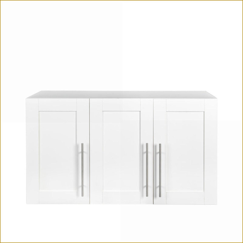Armoires, rangement mural empilable avec tablettes mobiles, P 15,75 po x l 35,43 po x H 19,69 po | Blanc cassé | Minimaliste