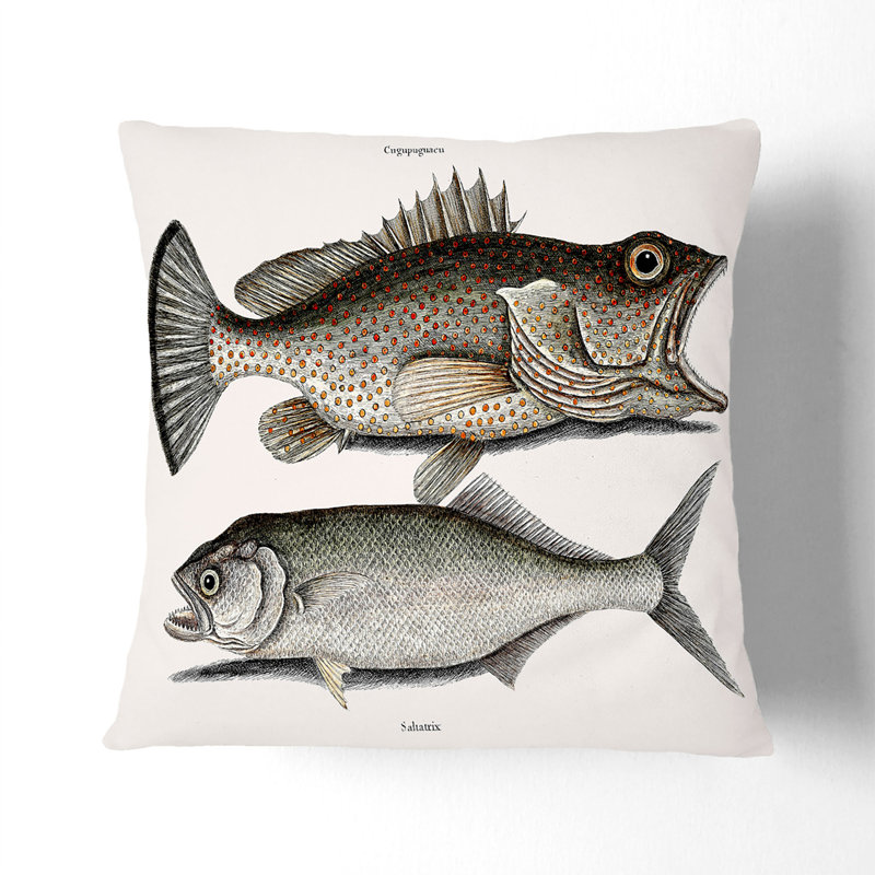 Square Throw Cushion, 40cm H x 40cm W x 15cm D