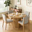 Table de salle à manger 43 po pour 4 personnes, table de cuisine compacte avec plateau en bois et base en métal robuste-1065643716-1065643718