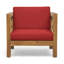 Fauteuil d'extérieur avec coussins Damico-1824225542