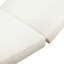 / Coussin de repos lombaire méridienne - eau, 27,75 po x P 77,79 po 3,97 po, crème, rembourrage extérieur rembourré de mousse