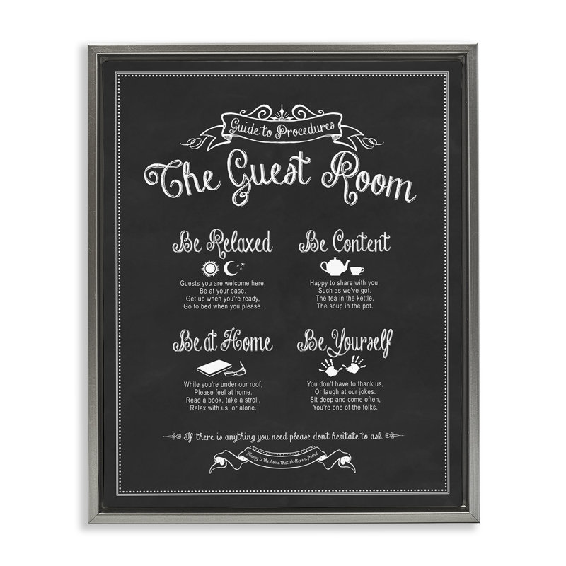 Art mural sur toile The Bed Guide, H 31 po x l 25 po x P 1,7 po, Cadre flottant gris lustré