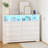 55" Wide 8-Drawer Dresser with Storage, LED & Charging Station-397799757-397799756