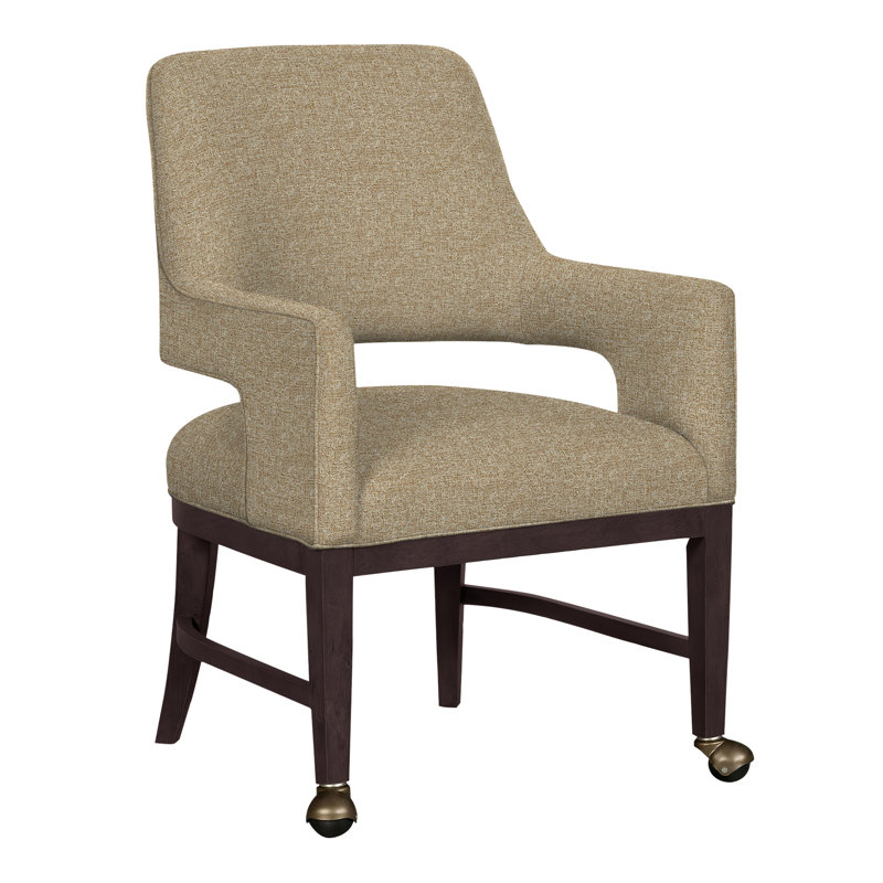 Chaise avec accoudoirs Josie Grande, Polyester 8789 orge, Montego Bay