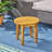 Outdoor 16" Acacia Wood Side Table, Teak Finish-1402763394
