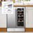 Costway 1 Cubic Feet Freestanding Mini Fridge