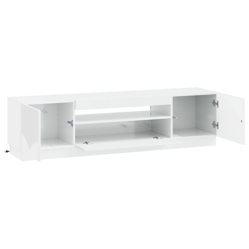 TV Stand for TVs up to 65", High Gloss White