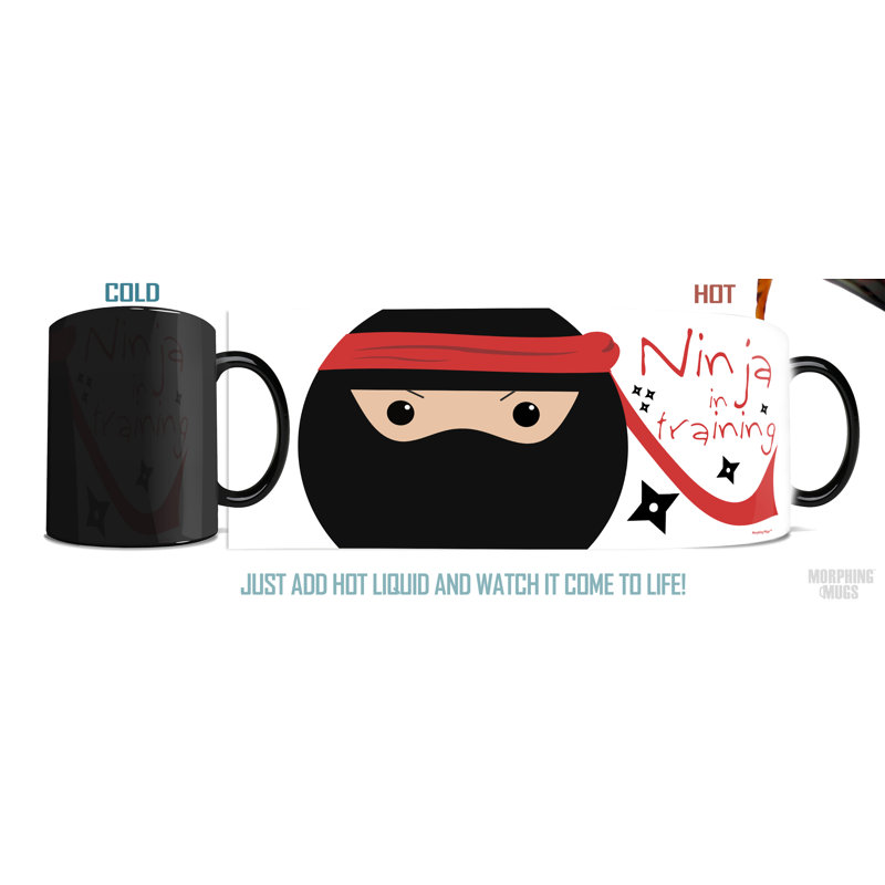 Ninja in Training Morphing Mugs Heat-Changing Drinkware - 11oz