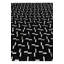 Tapis noir Juliana