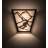 Rustic Lodge Flush Mounted Sconce