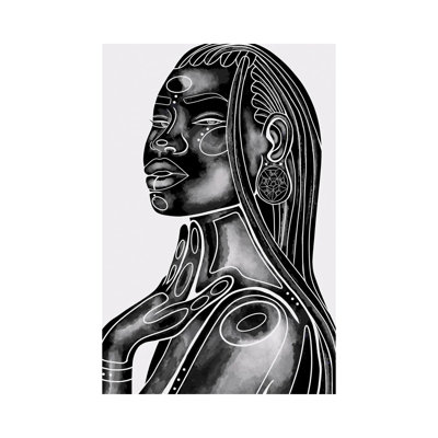 Genesis by Colored Afros Art - Wrapped Canvas Painting