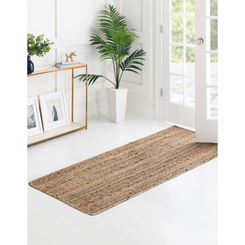 Meador Hand Braided Chindi Rugs, Runner 2'7" x 6'1"