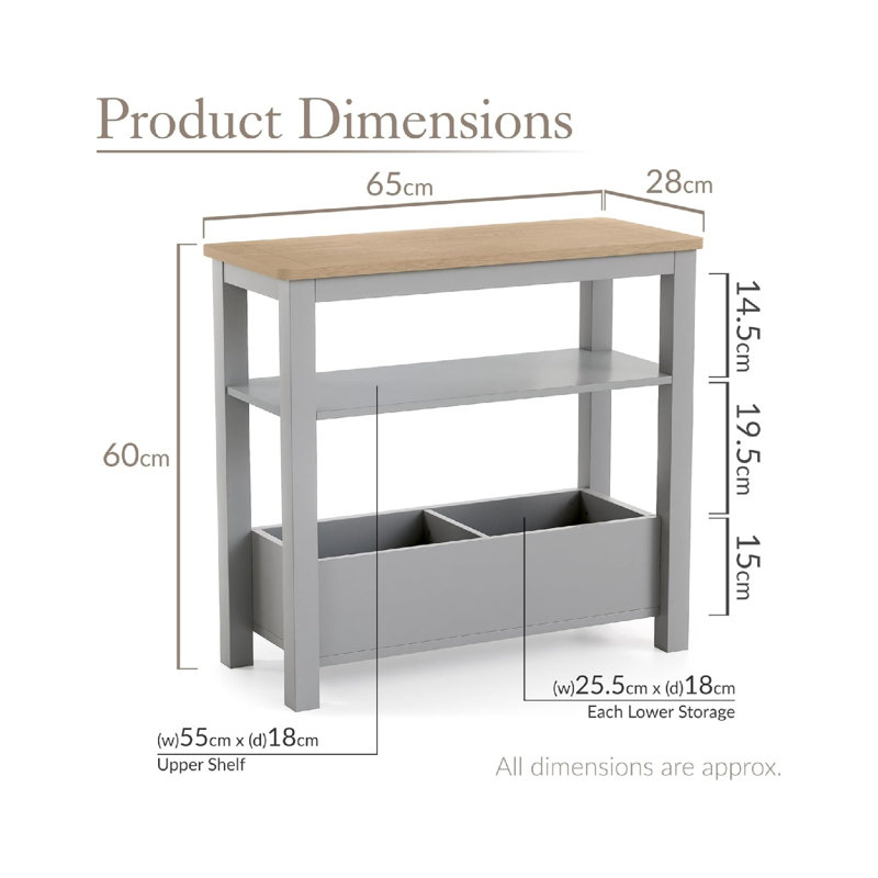 65cm Console Table