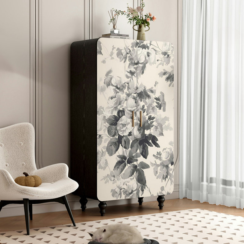 Simple garde-robe nordique moderne pour vestiaire