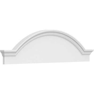 Arche de segment avec fronton en PVC de qualité architecturale Flankers