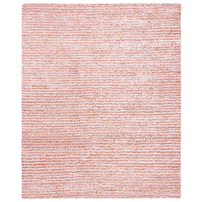 Godsey Classic Shag Hand Woven Performance Striped Rug, Rectangle 8' x 10'