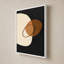 Circular Abstract Black par Patricia Pinto - Impression sur toile