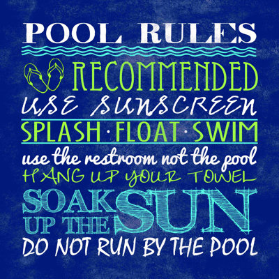 " Bright Pool Fun Time "