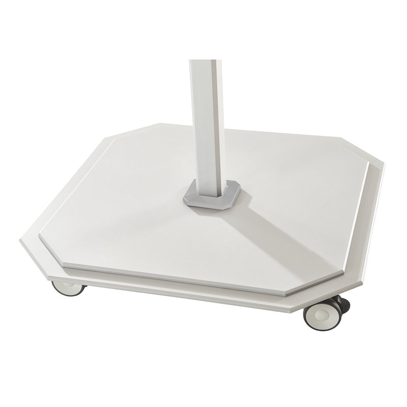 192'' W Sunbrella® Cantilever Umbrella, Silver Anodized, Matte White, Tuscan