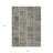 3' X 5' Taupe Beige And Tan Patchwork Washable Indoor Outdoor Area Rug