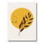 «Abstract Yellow Sun and Moon with Tropical Leaf II», impression sur toile-59724780-59767461