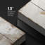 Étoile de mer brune et coquillages blancs sur bois Nature Chic Ultra sur toile