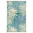 Rectangle Traci Floral Green/Blue/Ivory Indoor & Outdoor Plastic Straw Area Rug-1744002442