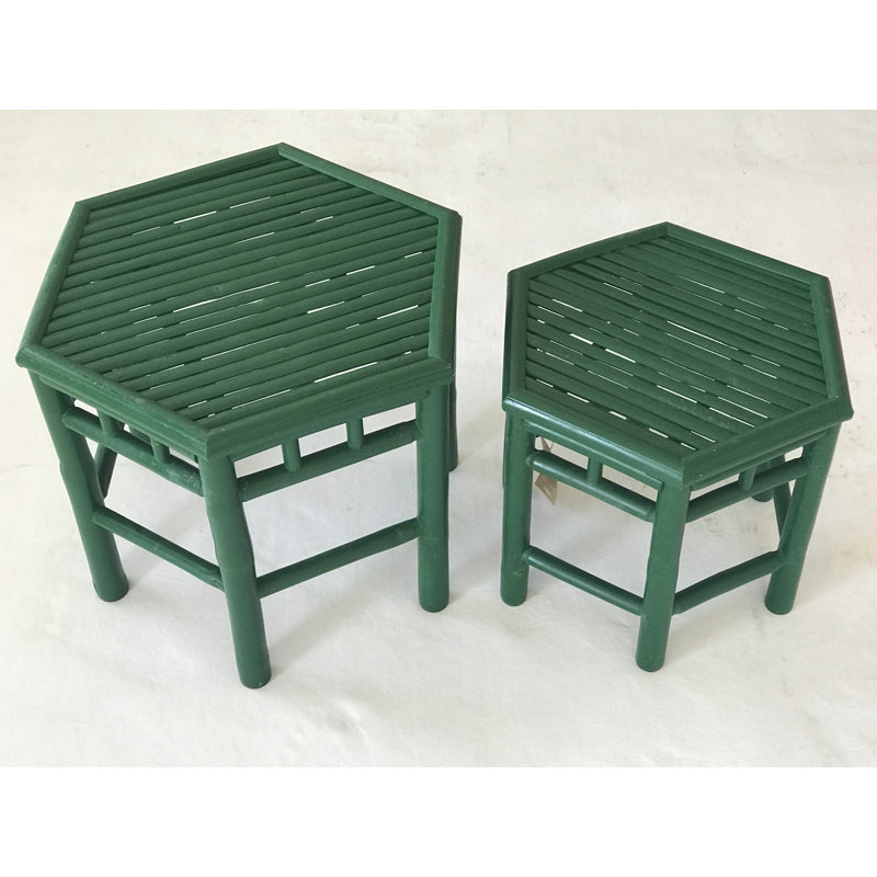 Drakes Nesting Tables, Green