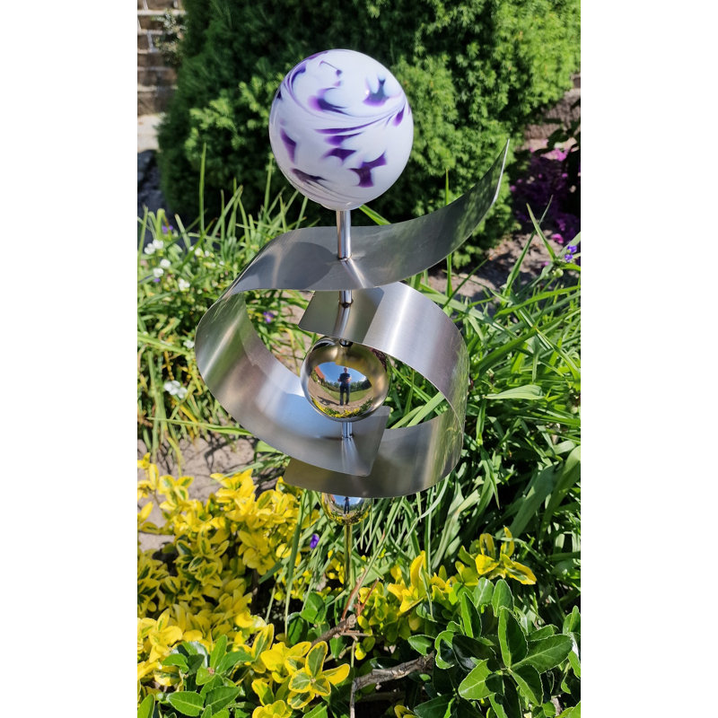 Sandsmere Metal Abstract Gazing Ball