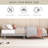 Sleek Modern Floating Platform Bed Frame-918319764-918319766
